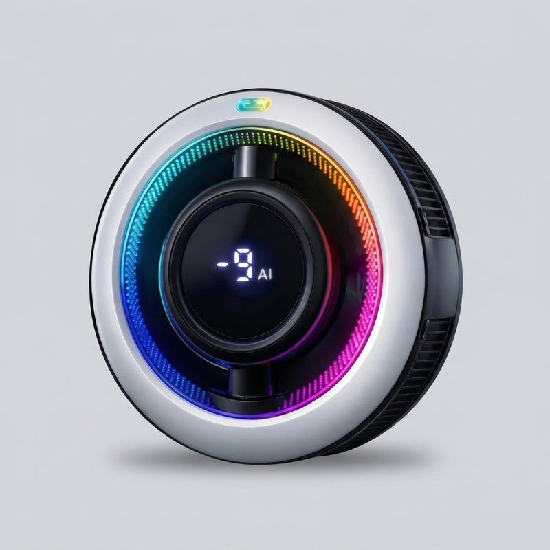 MEMO CX15 Magnetic RGB Phone Cooler – AI Auto-Cooling with Digital Display