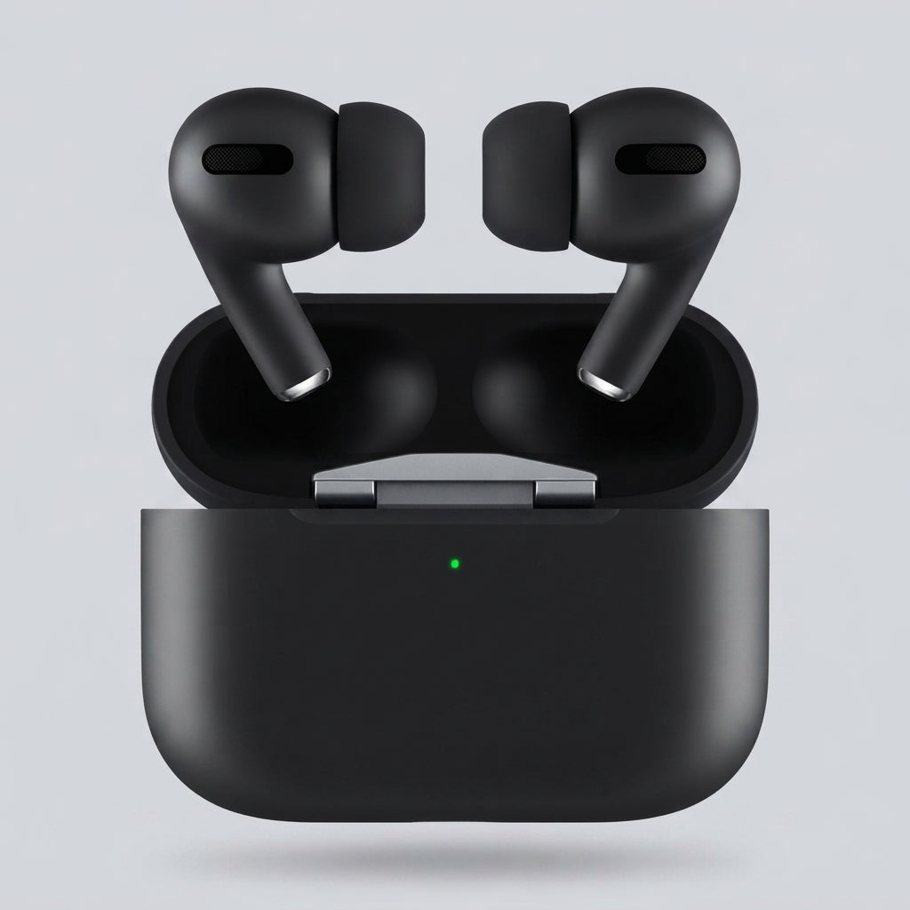 Zantronic Pro Wireless Earbuds (Matte Black) – Touch Control, ENC Mic, Fast Charging Case