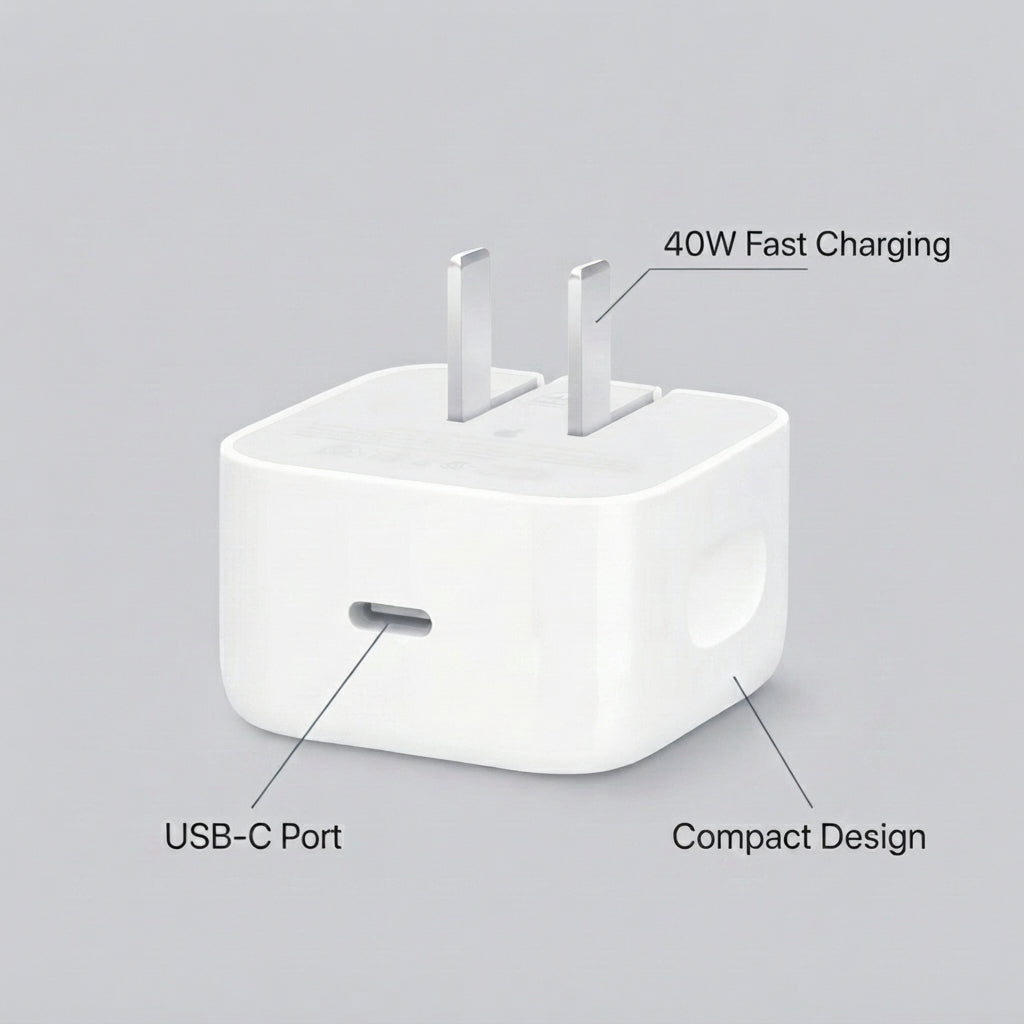 Zantronic 40W USB-C Dynamic Fast Wall Charger – Power Delivery Adapter