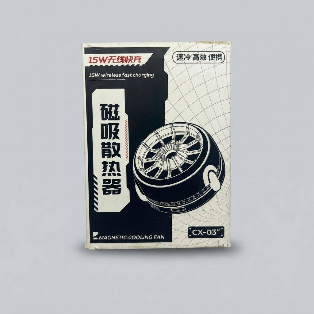 Zantronic CX-03 Magnetic Cooling Fan with 15W Wireless Fast Charging