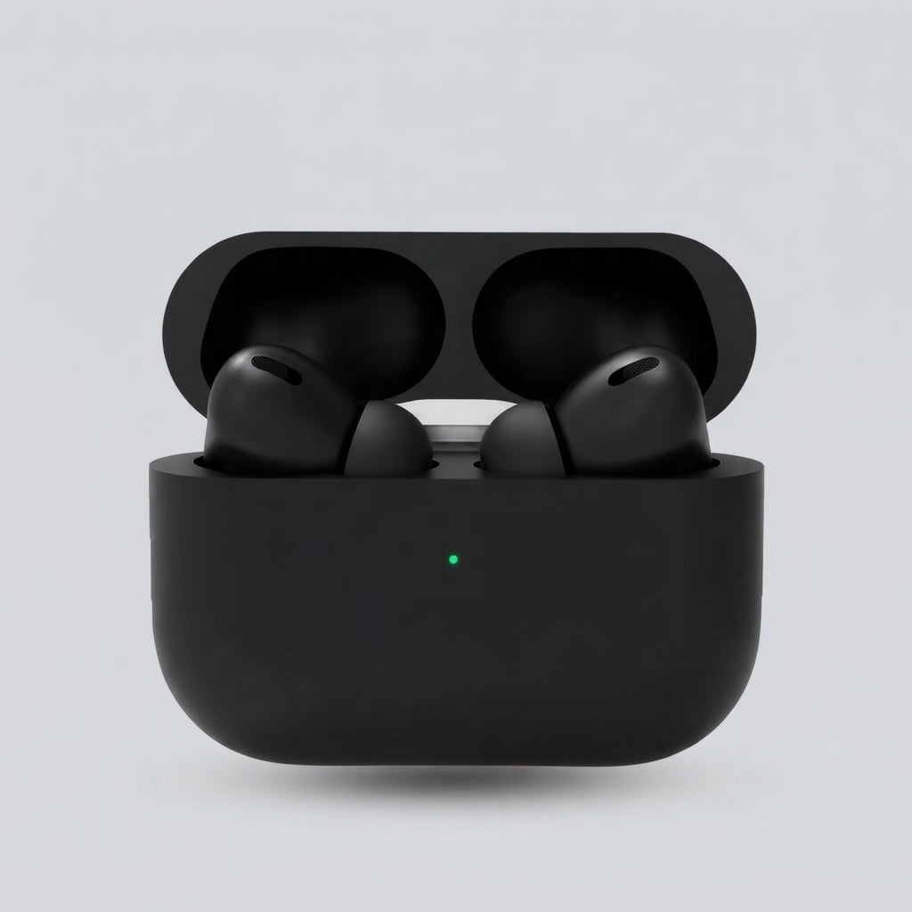 Zantronic Pro Wireless Earbuds (Matte Black) – Touch Control, ENC Mic, Fast Charging Case